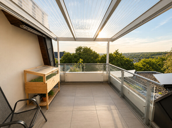 Balkon offen