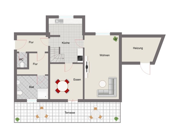 Altbau : Erdgeschoss