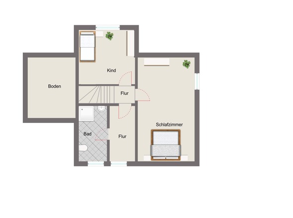 Altbau Obergeschoss