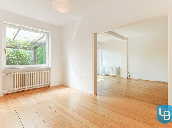 ... mit Blick in den Garten
