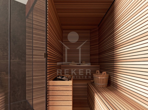 Luxuriöse Dachterrasse mit atemberaubendem Meerblick