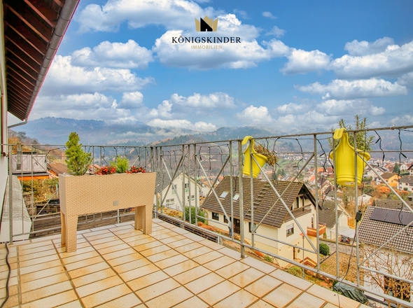 Ausblick Balkon