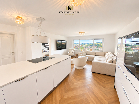 EG Küche u. Wohnzimmer