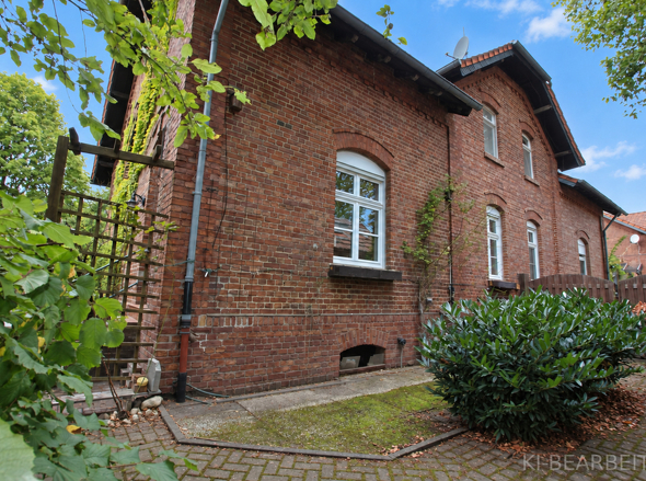 Seitenansicht des Hauses