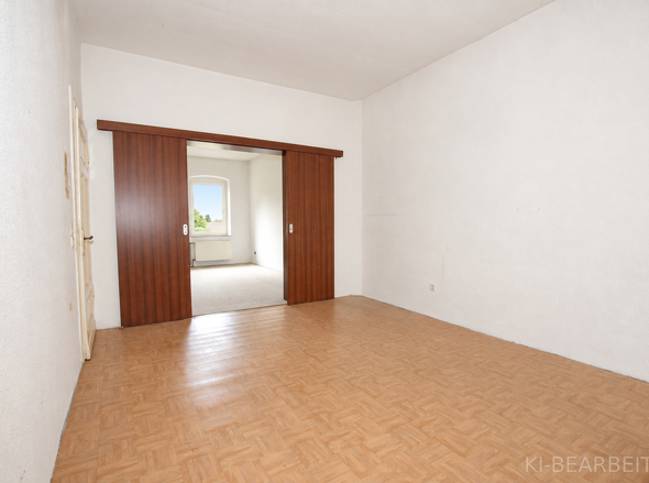 Schlafzimmer mit Schiebetür