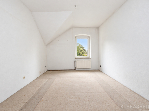 Schlafzimmer im Dachgeschoss – Ansicht 1