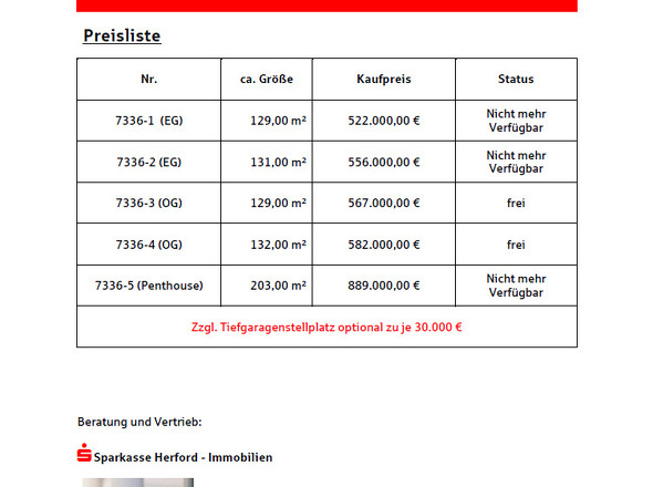 Preisliste