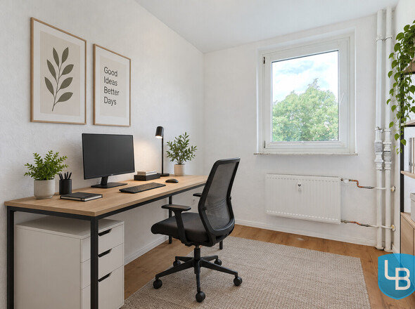 Hier könnte ihr Arbeitszimmer entstehen