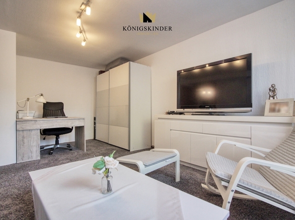 schön gestaltetes Gästezimmer