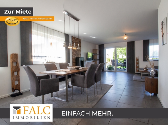 Wohnzimmer mit Esszimmer