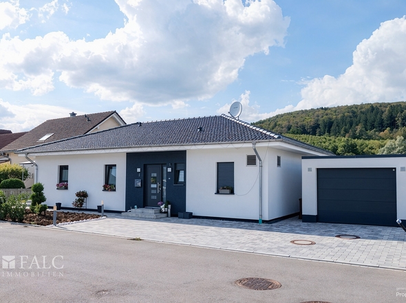 Vorderansicht mit Garage