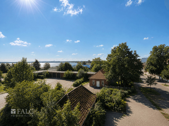 Blick vom Balkon