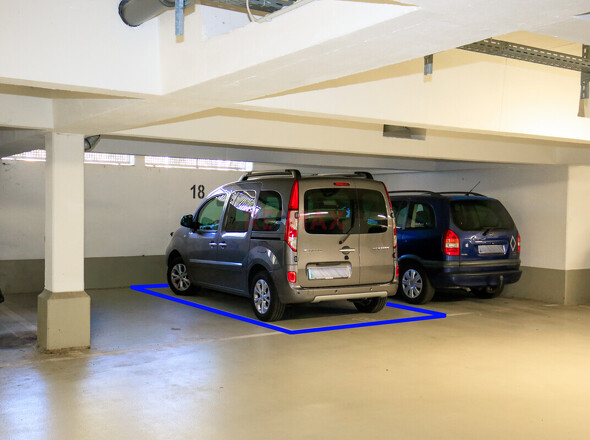 Stellplatz-Tiefgarage
