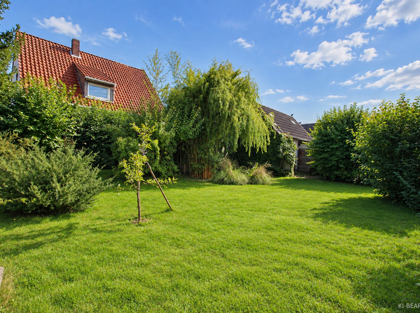 Garten – Blick zum Haus
