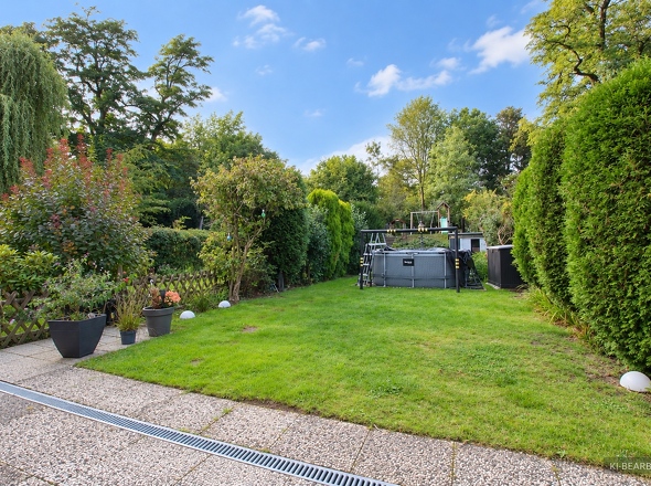 Terrasse und angrenzende Rasenfläche