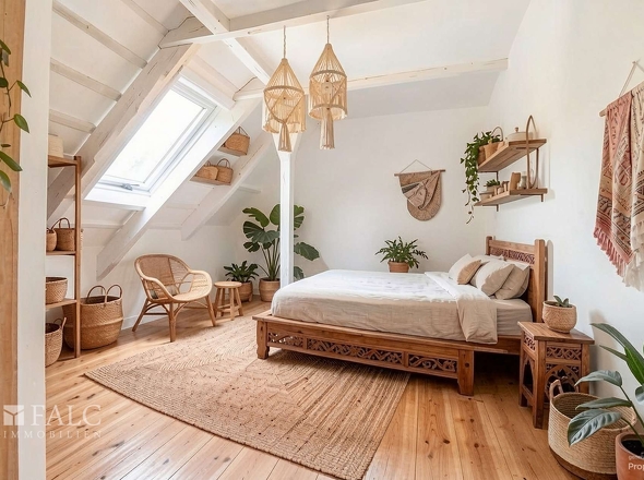 Dachboden Einrichtungsbeispiel Gästezimmer